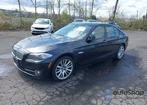 2011 BMW 550I из США, поврежденный, VIN WBAFR9C50BC617635